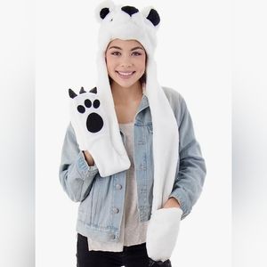Simplicity Winter Bear Hat, Mittens, Scarf All in one!